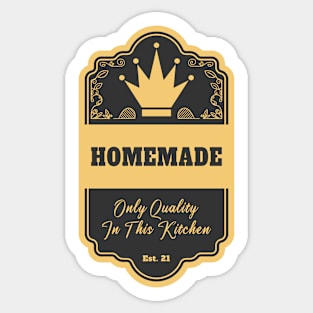 Kitchen Label Homemade Sticker